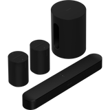 Sonos Immersive Set with Beam Gen 2, Sub Mini and Era 100 Black. 12 Months Manufacturer Warranty.
