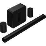 Sonos Premium Immersive Set with Arc, Sub & Era 100 in Black. 12 Months Manufacturer Warranty.